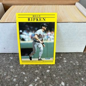 Fleer “91 baseball card collection used